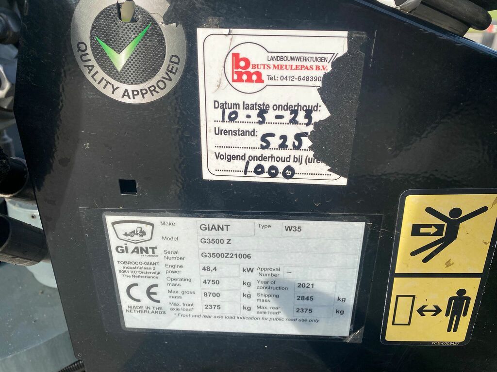 Giant g3500 2021 1200 draaiuren