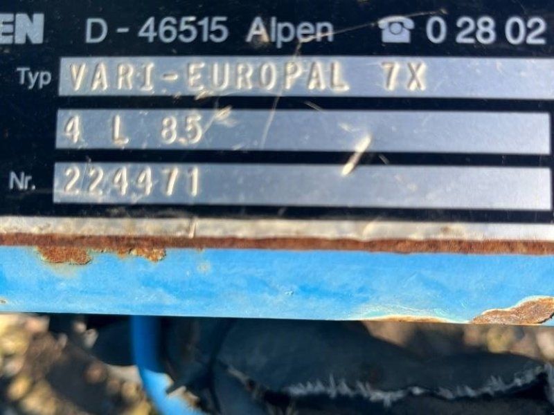 Lemken Vario-Europal 7X