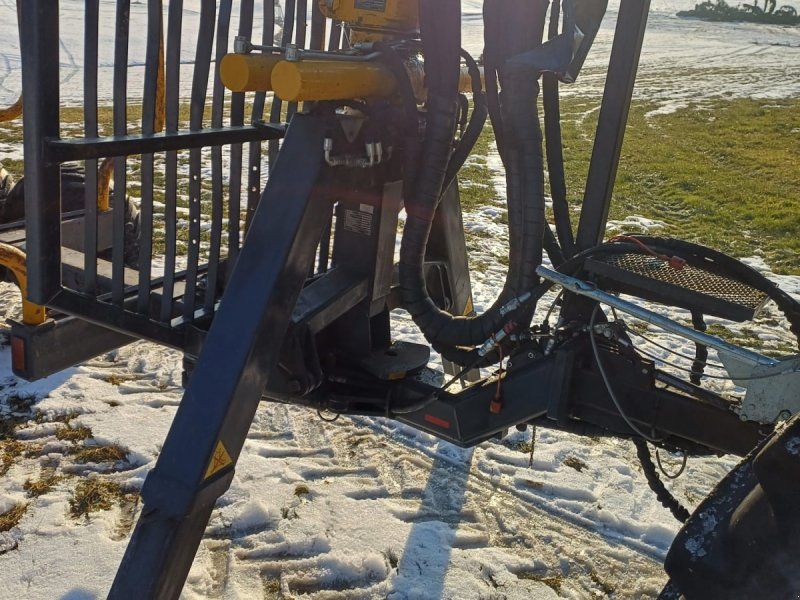 Uniforst 8to Rückewagen 6,30m Kran Auflaufbremse Hydraulische Bremse