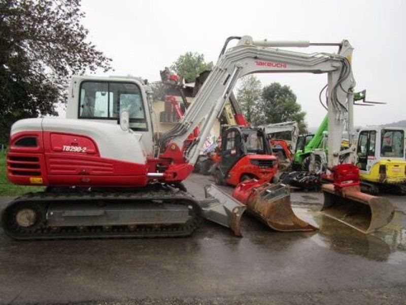 Takeuchi TB 290-2 Powertilt-Schnellwechsler-Klima-4 Löffe