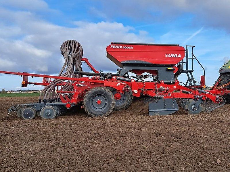 Unia FENIX 3000/6 Kurzscheibeneggen-Säkombination 6 m Doppelscheibens