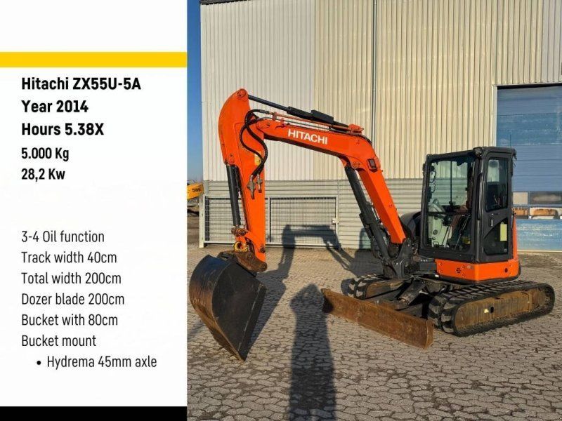 Hitachi ZX 55 U-5 A