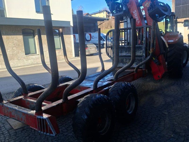 Stepa Rückewagen mit Forstkran TKZ 6081