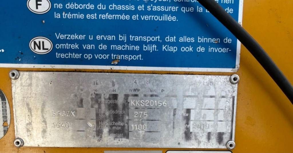 Schliesing 550 ZX houthakselaar