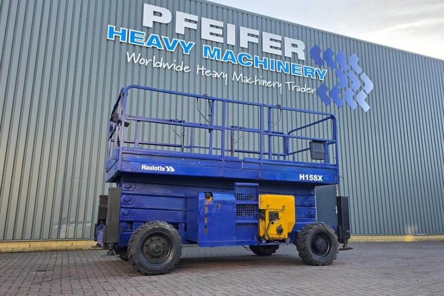 Haulotte H15SX Diesel, 4x4 Drive, 15 Working Height, 500kg