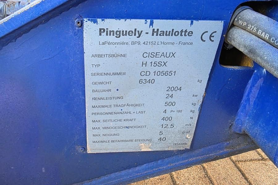 Haulotte H15SX Diesel, 4x4 Drive, 15 Working Height, 500kg