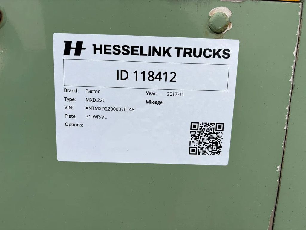 Pacton Heiwo Dhollandia Laadklep 2500 KG 7.5M BOX NL trailer!