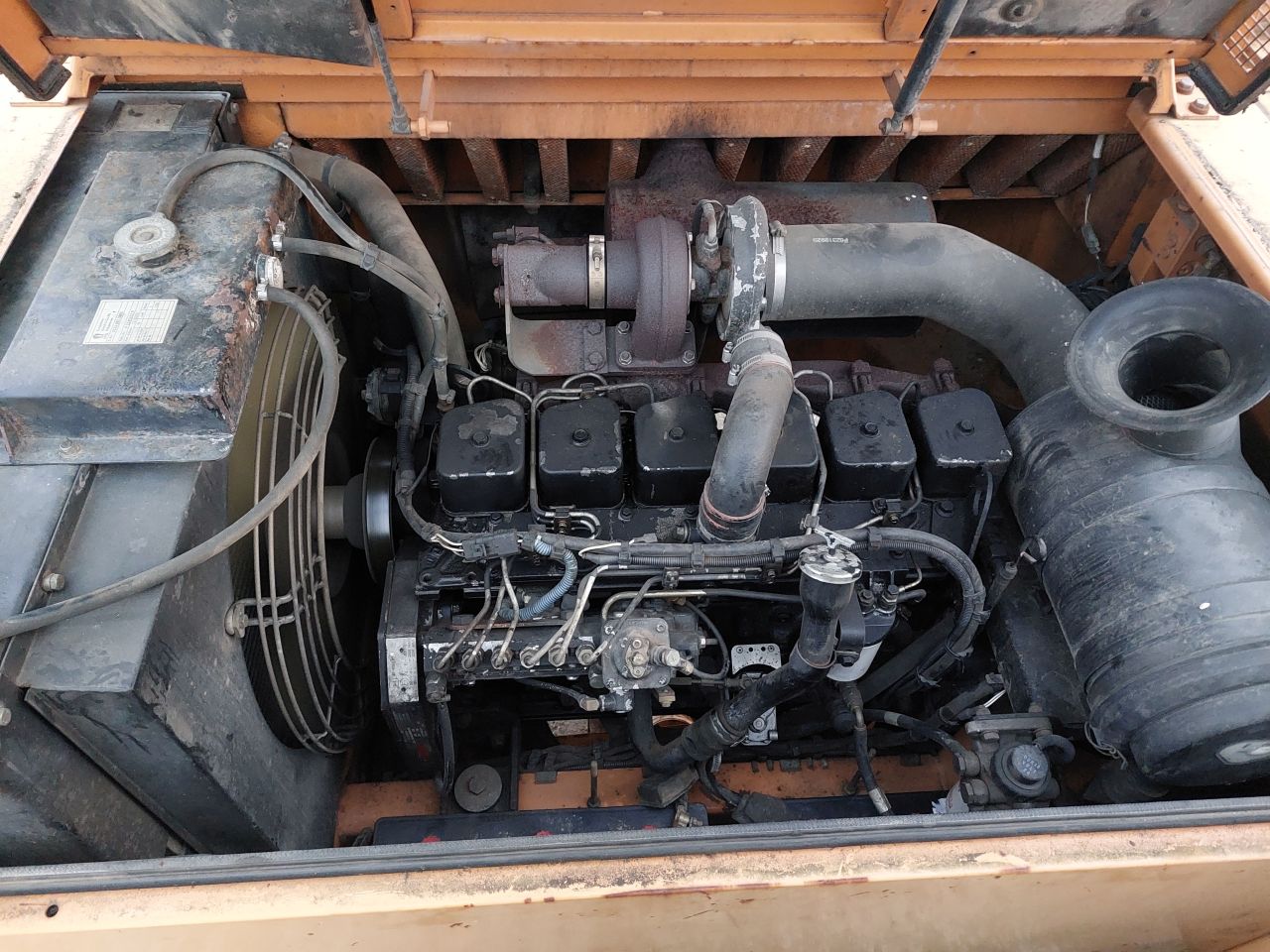 Case 988 Alliance banden kraan !!! weinig uren !!!