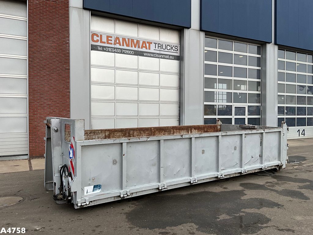 Container 14m³ met hydraulisch boardmatic paneel