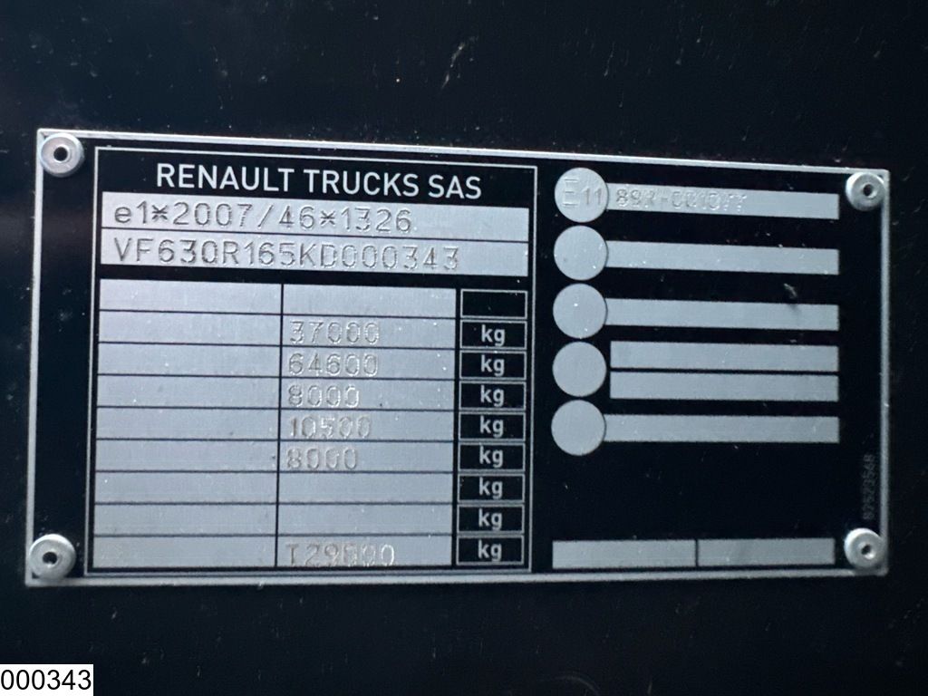 Renault C 430 8x4, EURO 6 Hiab, Remote, 37.000 Kg