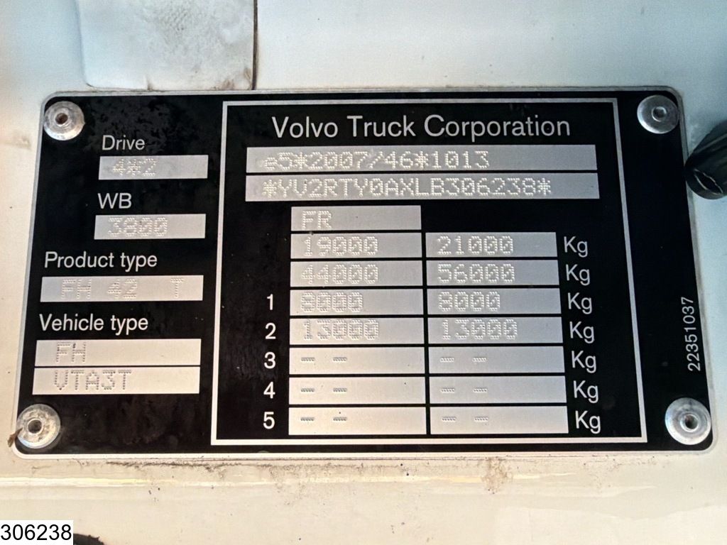 Volvo FH 460 EURO 6, Standairco