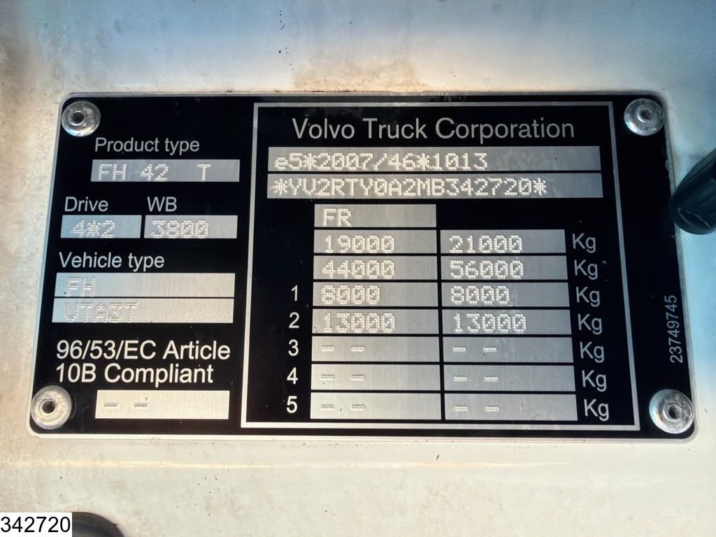 Volvo FH 460 EURO 6, Standairco