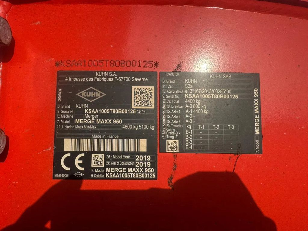 Kuhn Merge max 950 Bandhark Zwiller Zwadhark