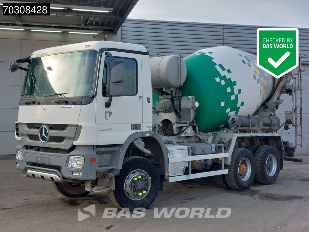 Mercedes Actros Actros 3336 6X6 Full Steel Stetter Mixer Euro 5