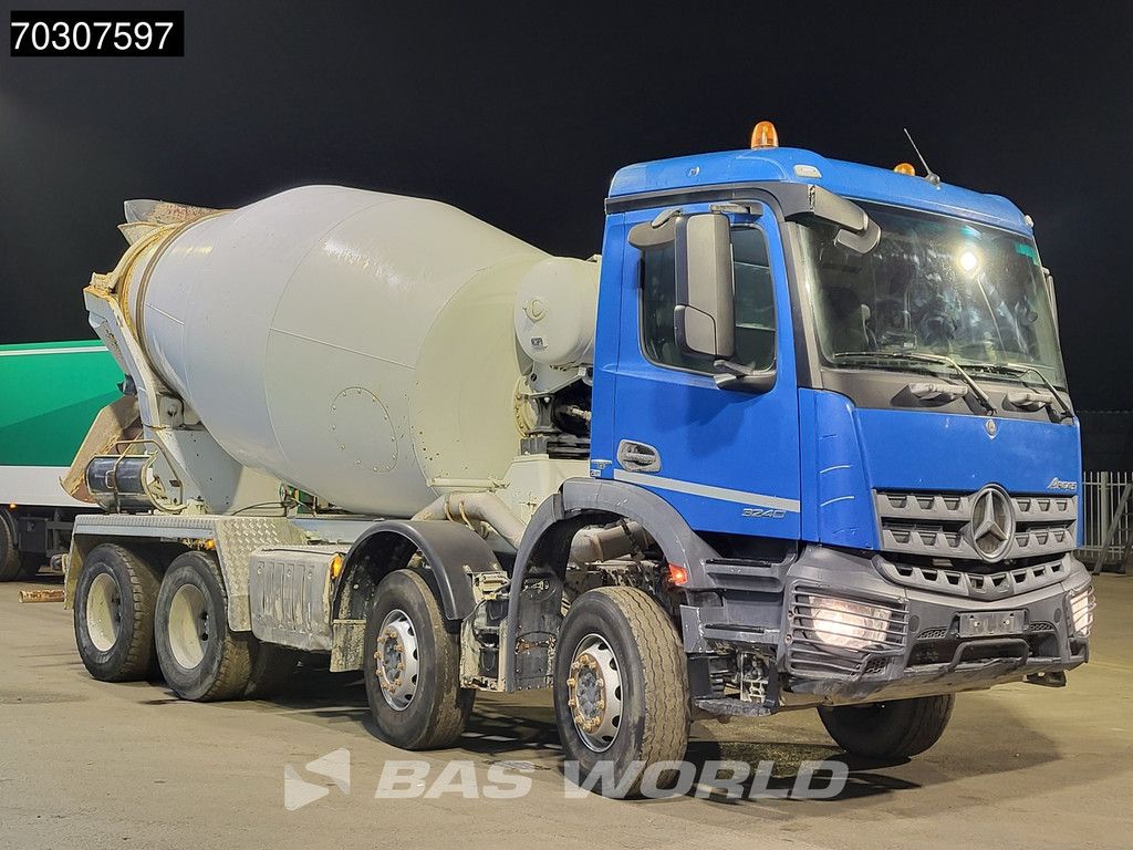 Mercedes Arocs 3240 8X4 Stetter 9m3 Mixer Full Steel Euro 6