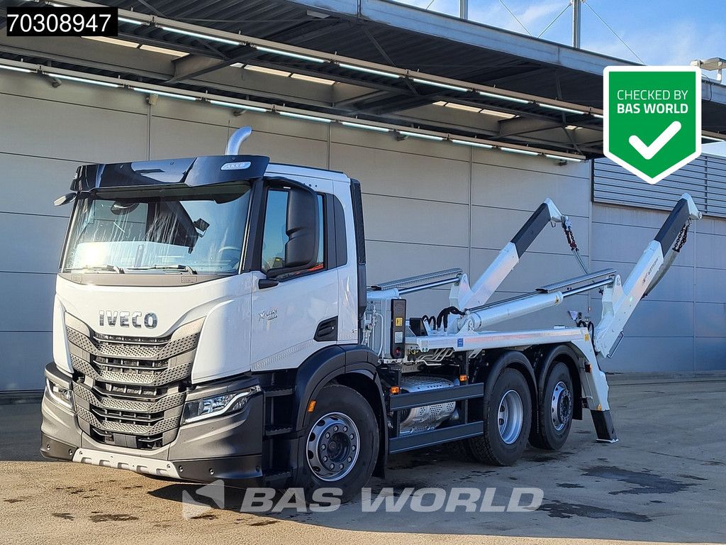 Iveco X-Way X-Way 420 6X2 NEW! Meiller AK16MT skiploader Lift+steering axle Automatic Euro 6