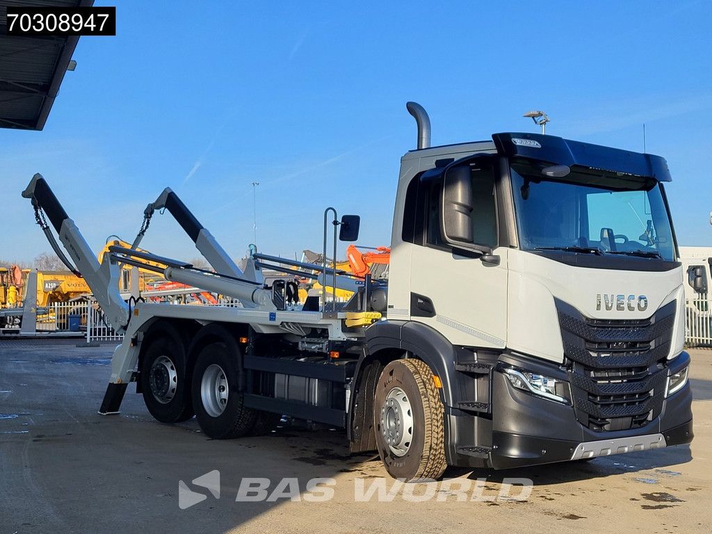 Iveco X-Way X-Way 420 6X2 NEW! Meiller AK16MT skiploader Lift+steering axle Automatic Euro 6