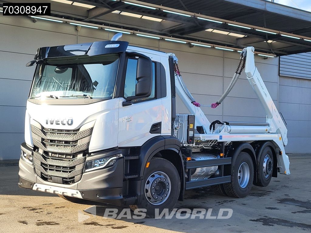 Iveco X-Way X-Way 420 6X2 NEW! Meiller AK16MT skiploader Lift+steering axle Automatic Euro 6