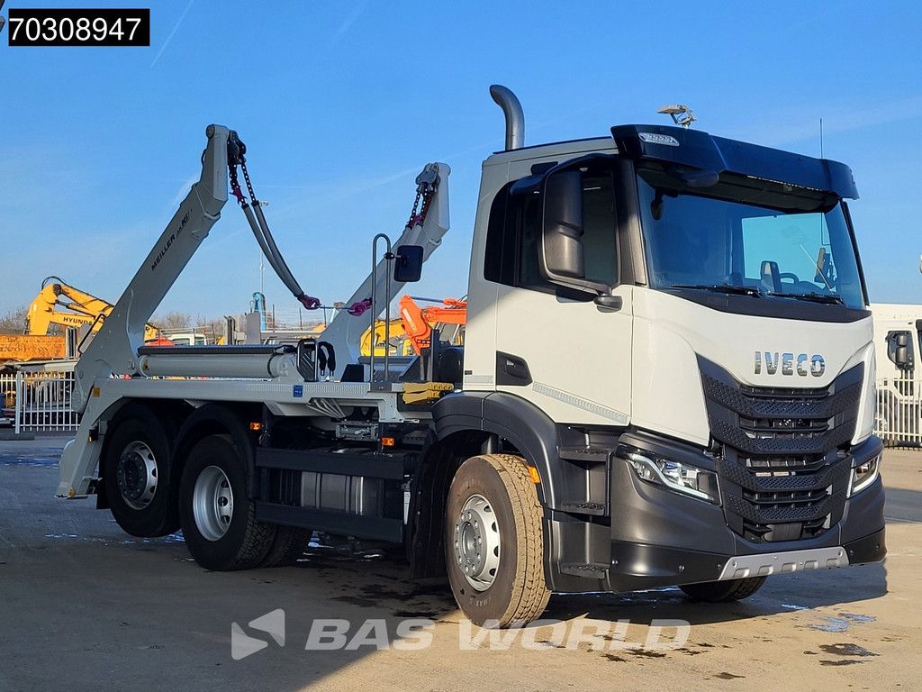 Iveco X-Way X-Way 420 6X2 NEW! Meiller AK16MT skiploader Lift+steering axle Automatic Euro 6