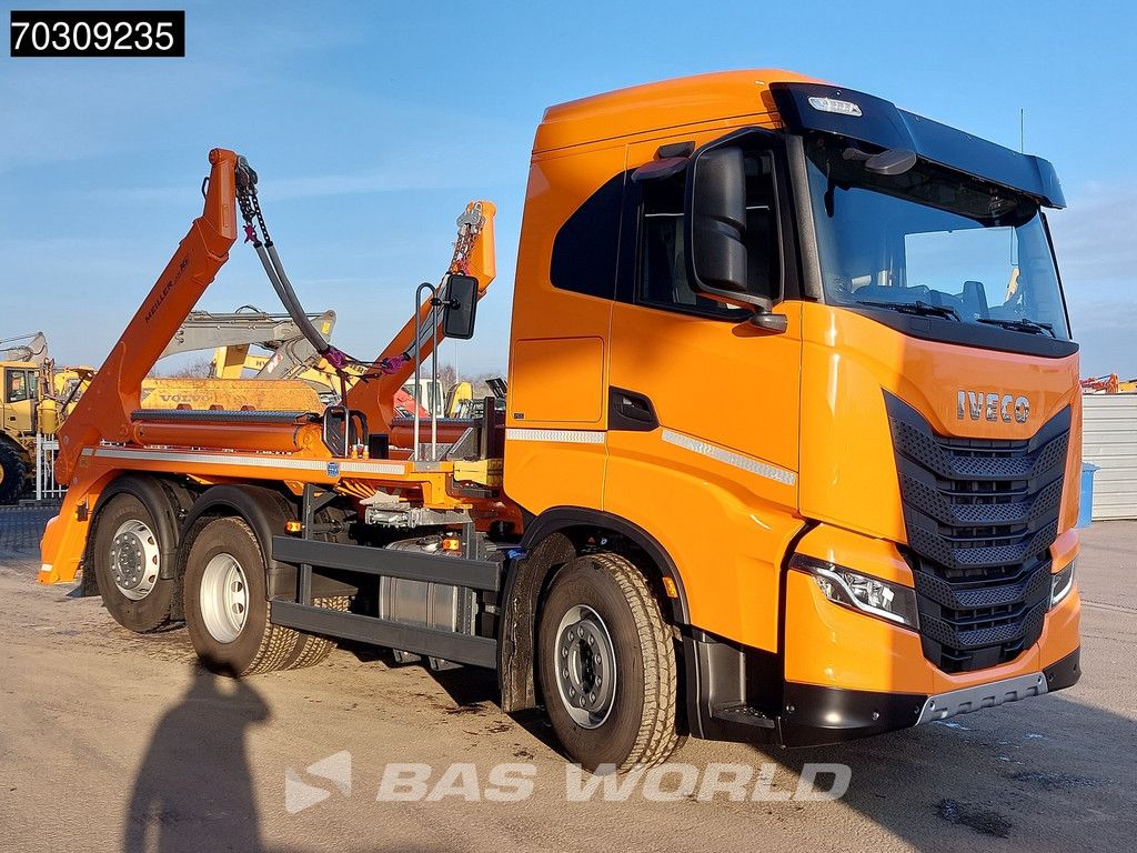 Iveco X-Way X-Way 460 6X2 NEW! Meiller AK16MT skiploader Lift+steering axle Automatic Euro 6