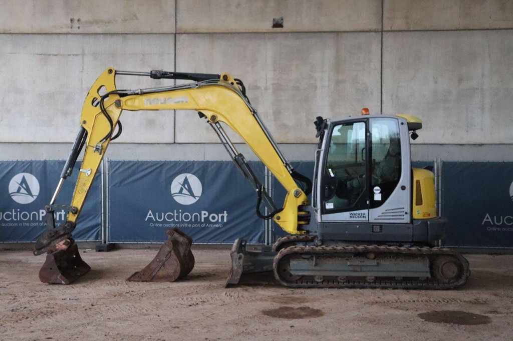 Wacker Neuson EZ80 Diesel 36.4kW Tracked Excavator 2017