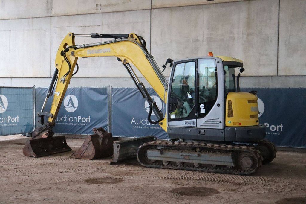 Wacker Neuson EZ80 Diesel 36.4kW Tracked Excavator 2017