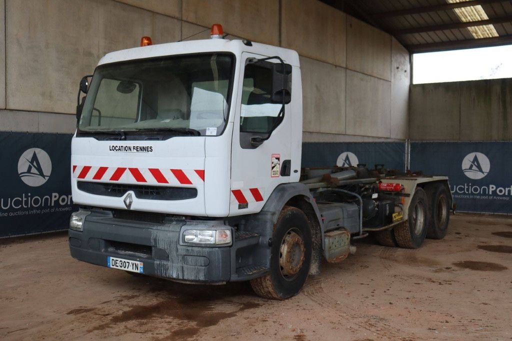 Truck Renault Premium 370dCi Diesel 370hp 2004 with Hook-arm system