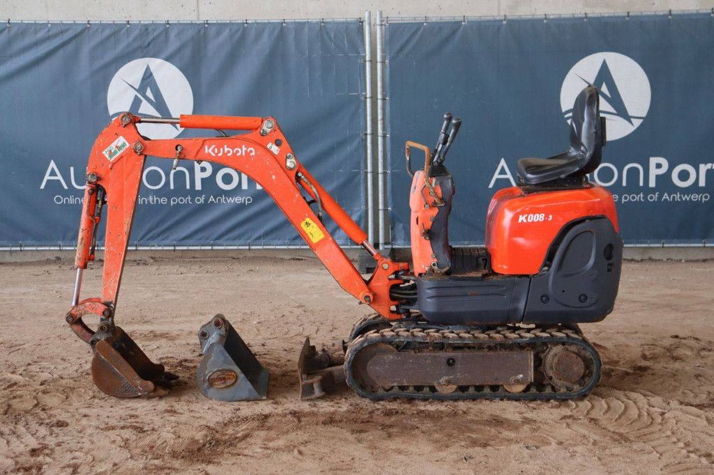 Mini excavator Kubota K008-3 Diesel 7.4kW
