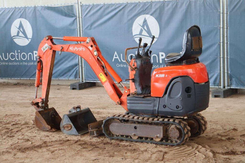 Mini excavator Kubota K008-3 Diesel 7.4kW