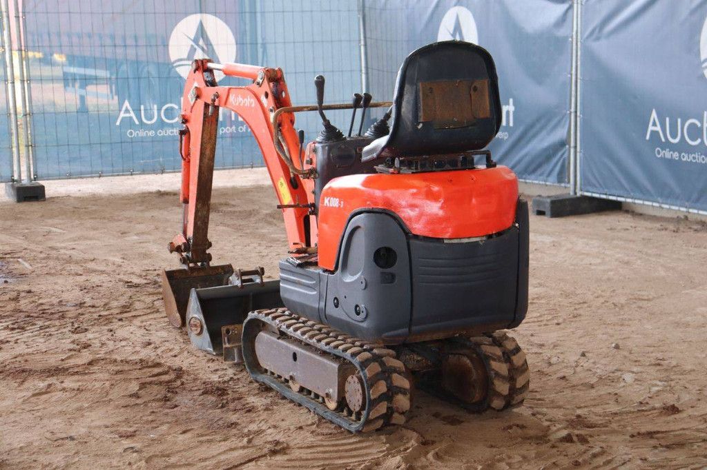 Mini excavator Kubota K008-3 Diesel 7.4kW