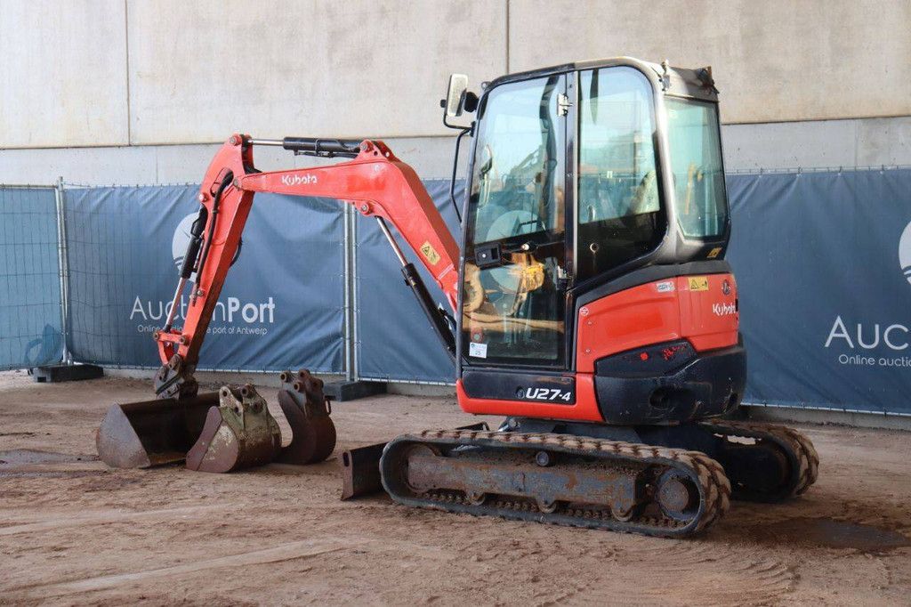 Rupsgraafmachine Kubota U27-4 Diesel 15.5kW 2016