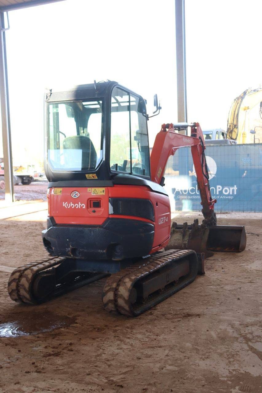 Rupsgraafmachine Kubota U27-4 Diesel 15.5kW 2016
