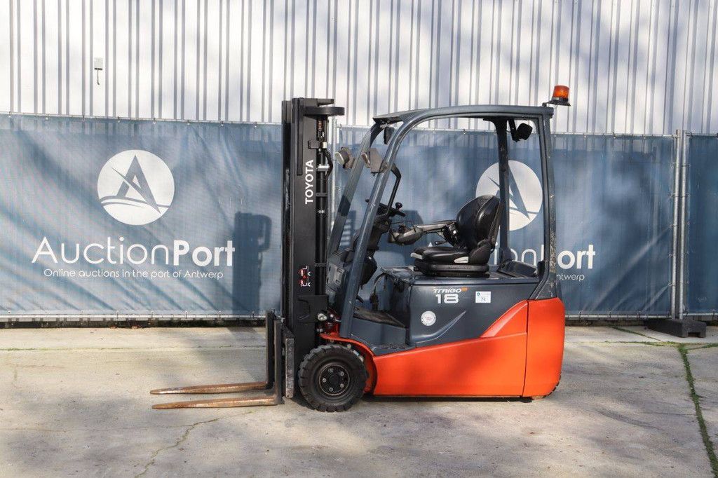 Toyota 8FBE18T Electric Forklift 1800kg 4.5m 2018