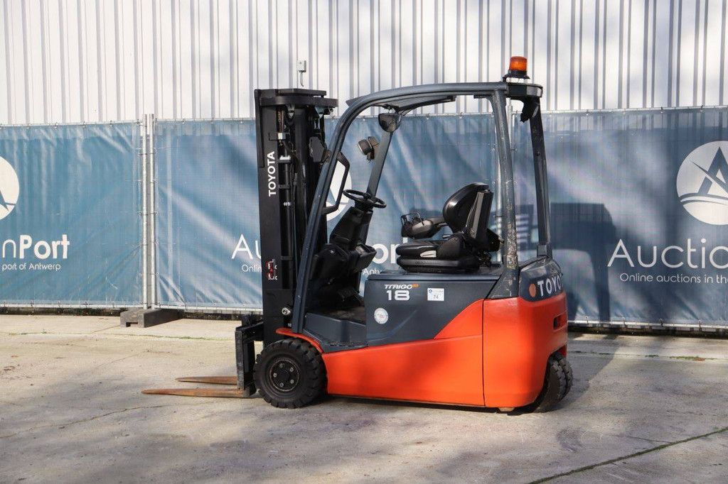 Toyota 8FBE18T Electric Forklift 1800kg 4.5m 2018