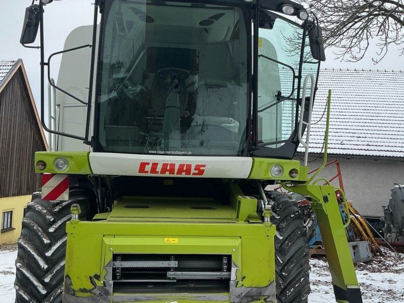 Claas Tucano 420 + V540 (Raps) + Transportwagen