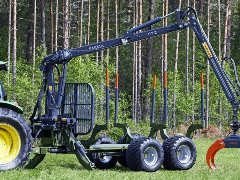 Farma CT 7,2G3-10 Rückewagen mit Druckluftbremse