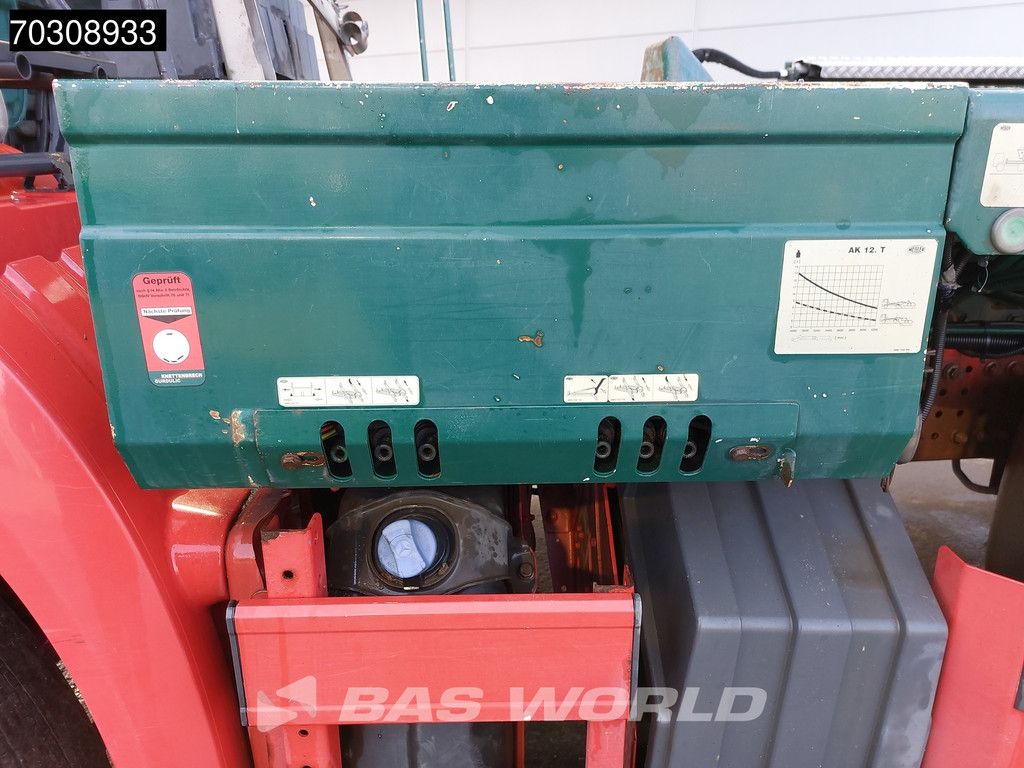 Mercedes Arocs 1833 4X2 Meiller Ak 12 LT skiploader Steelsuspension Big-Axle Automatic Euro 6