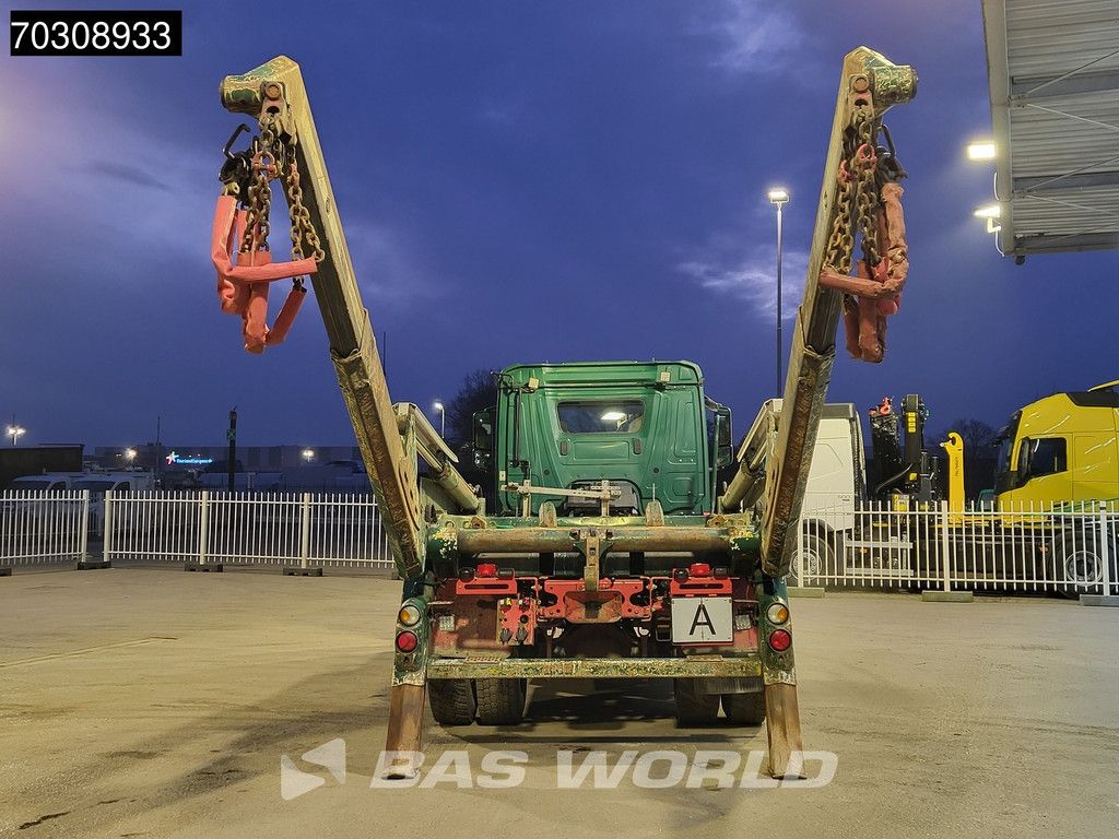 Mercedes Arocs 1833 4X2 Meiller Ak 12 LT skiploader Steelsuspension Big-Axle Automatic Euro 6