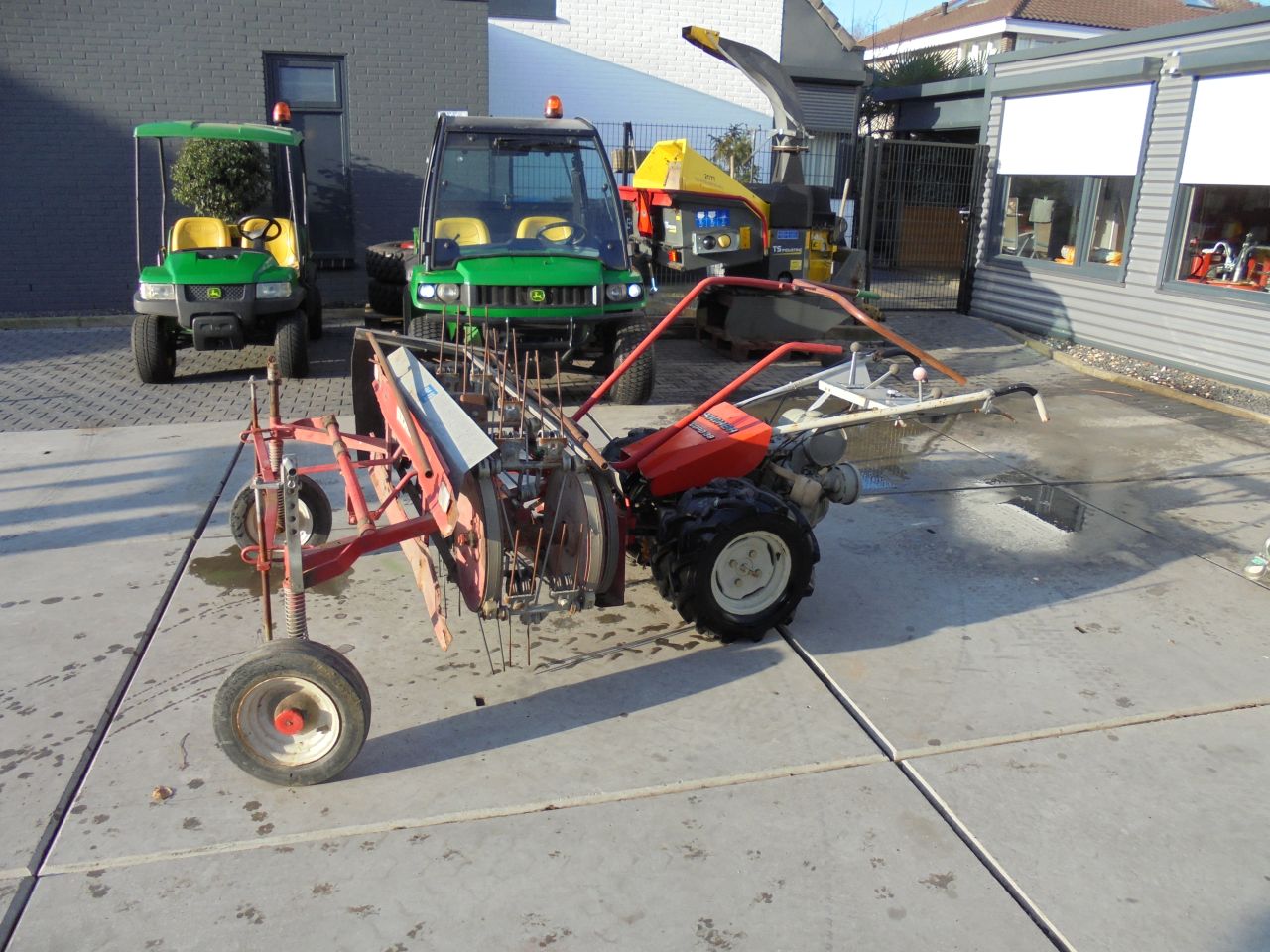 Bucher rekord met hooibandhark