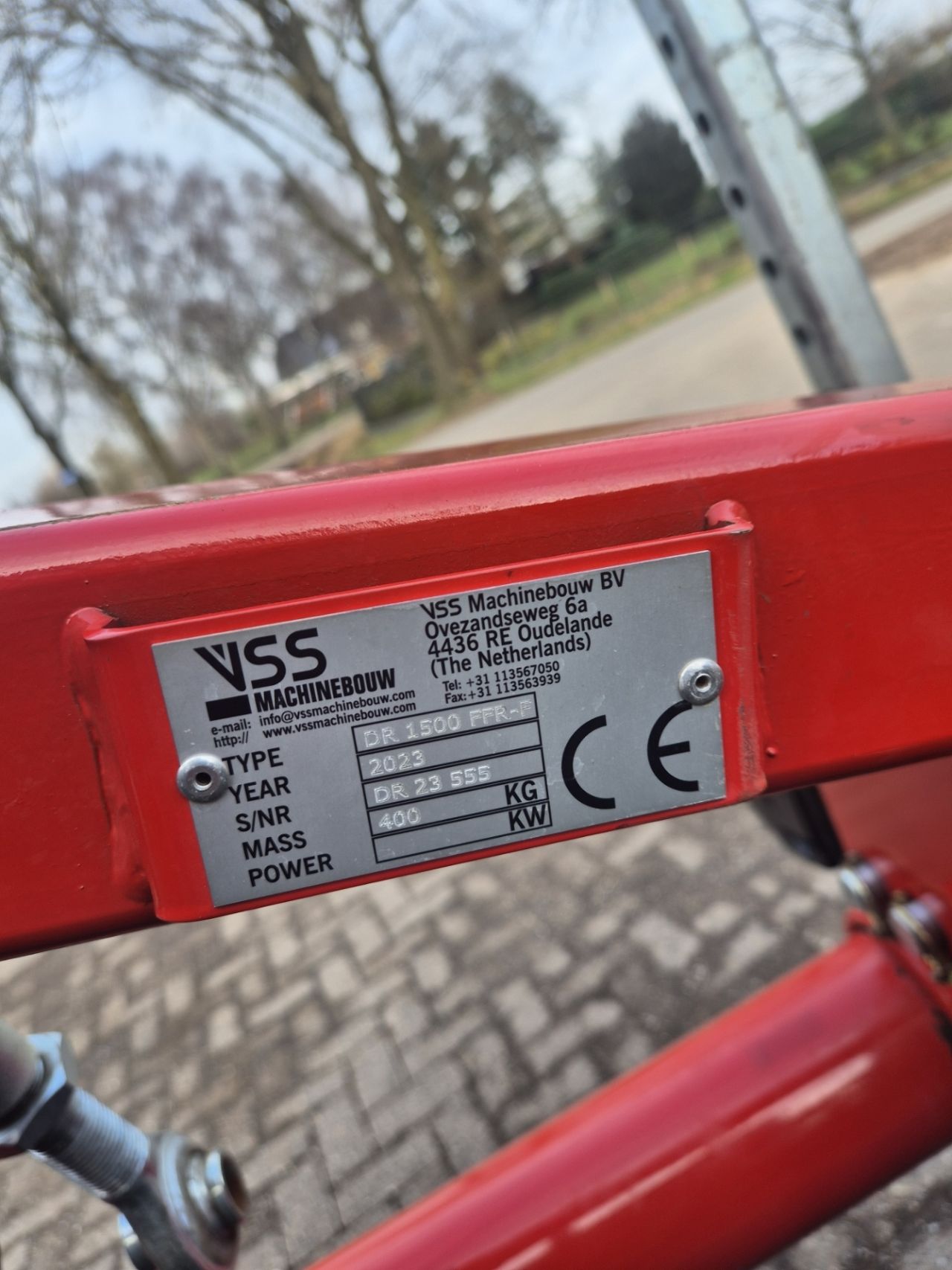 VSS DR 1500 bandenpakker frontpakker