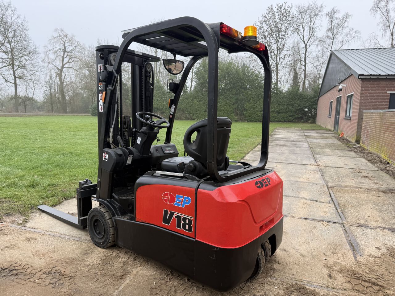 EP 1800KG elektrisch triplex 4.7M Sideshift accu 2019 4000uur