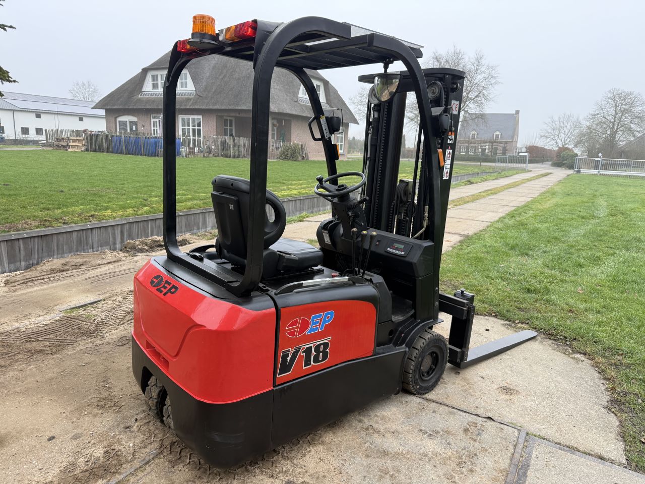 EP 1800KG elektrisch triplex 4.7M Sideshift accu 2019 4000uur