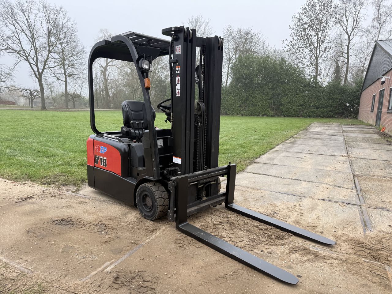 EP 1800KG elektrisch triplex 4.7M Sideshift accu 2019 4000uur