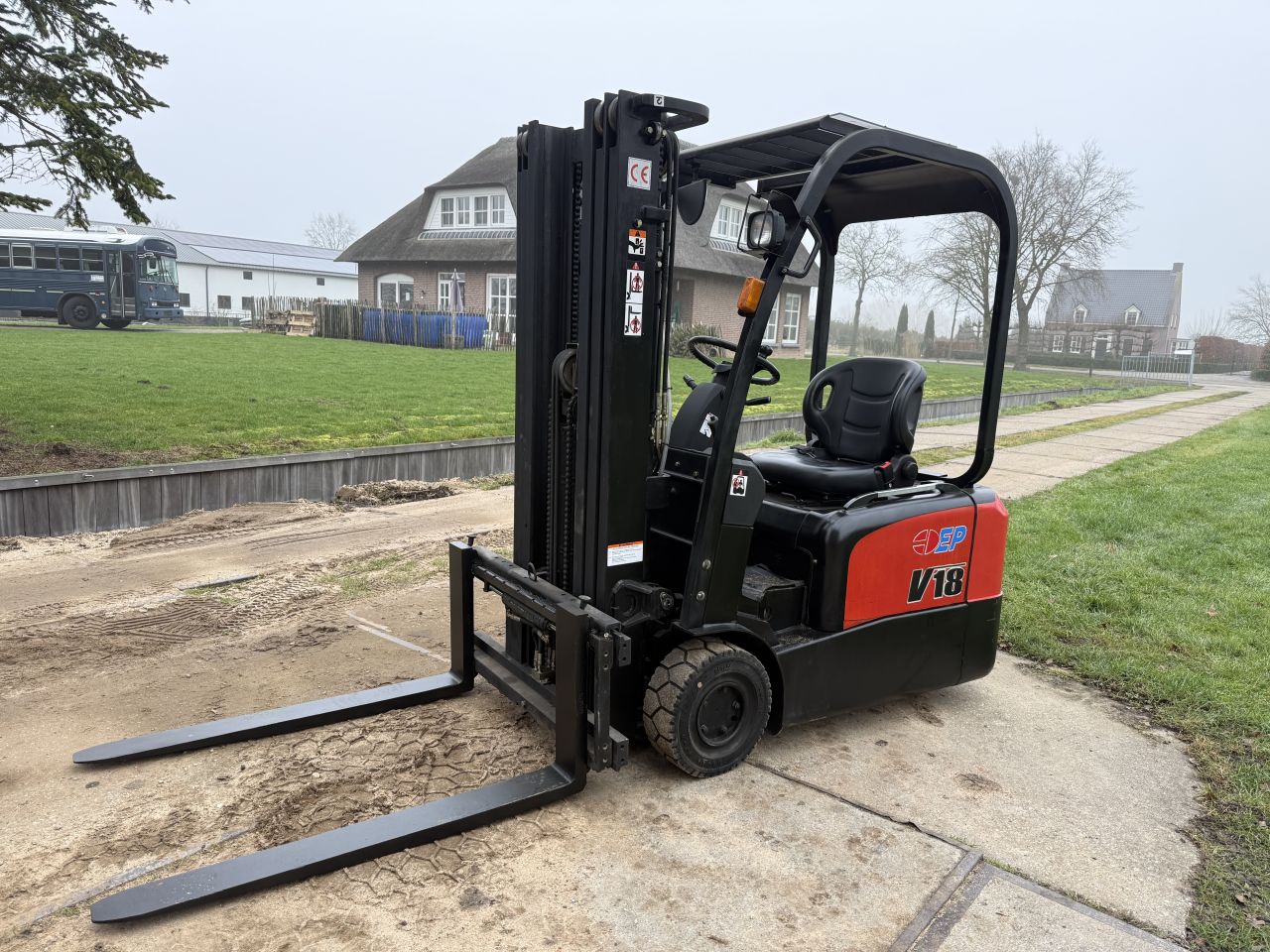 EP 1800KG elektrisch triplex 4.7M Sideshift accu 2019 4000uur