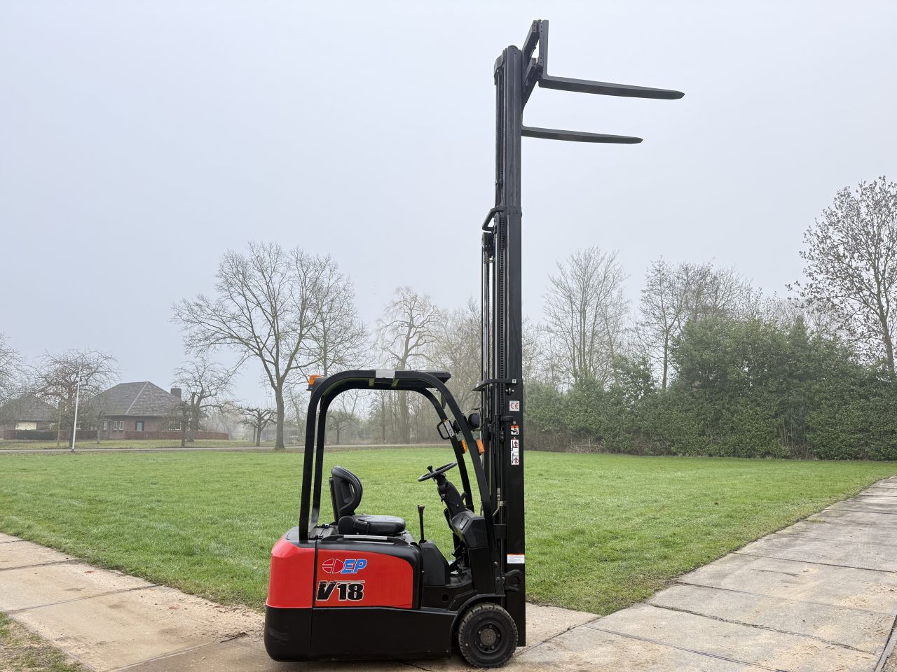 EP 1800KG elektrisch triplex 4.7M Sideshift accu 2019 4000uur