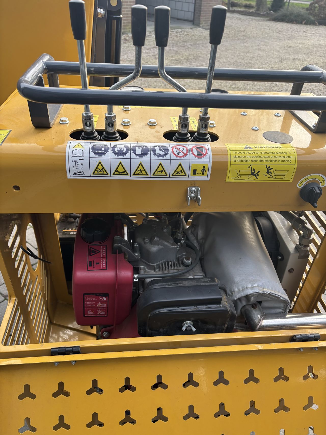 Rupsdumper roterend diesel