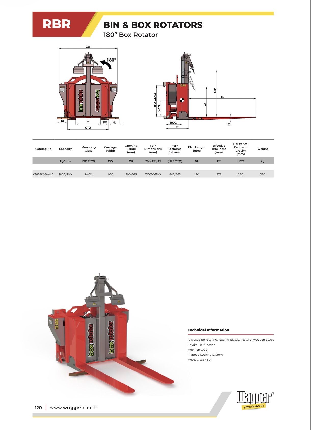 Nieuw ! 5x kistenkantelaar met topklem en zijgeleiders
