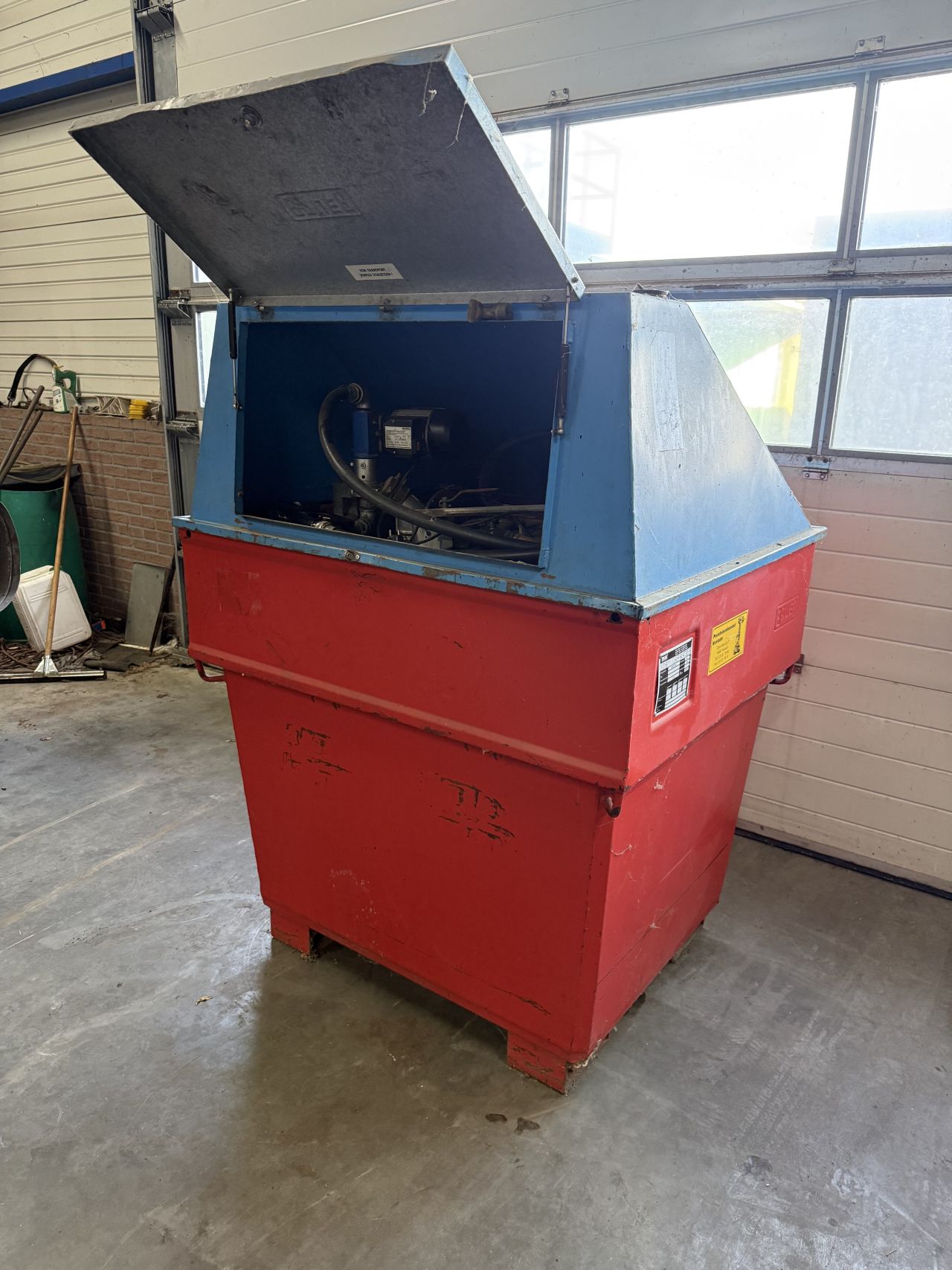 Bauer dieseltank 800L ADR dubbelwandig 220v pomp