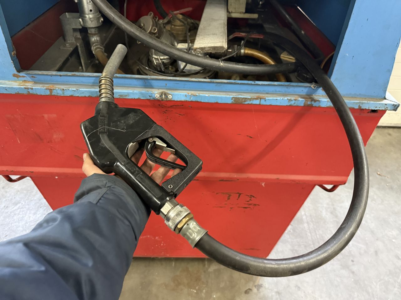 Bauer dieseltank 800L ADR dubbelwandig 220v pomp