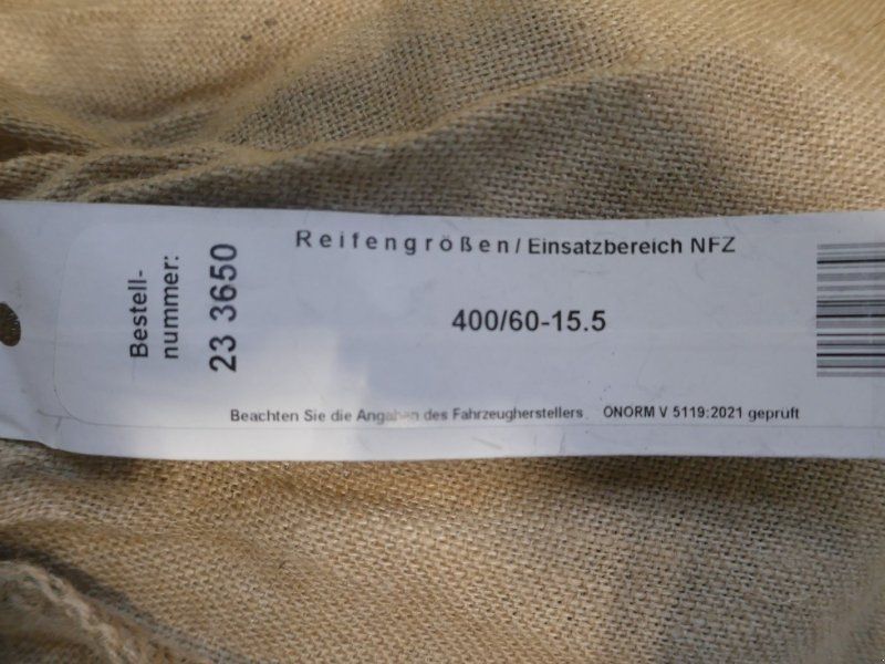 Ottinger 400/60-15.5 für Forstanhänger